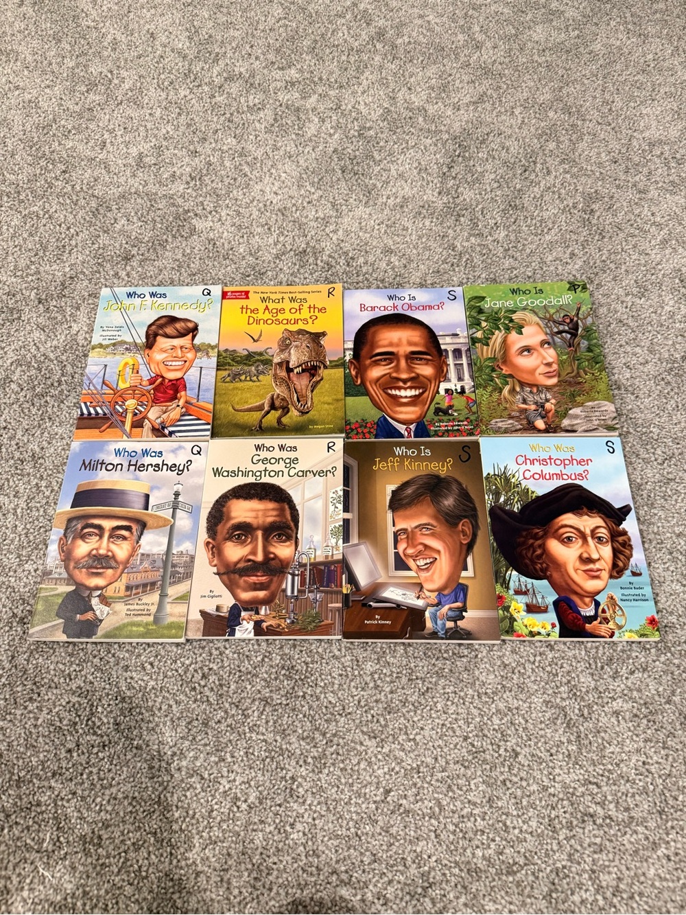 Who Was/What Was? Kids History Book Set of 8